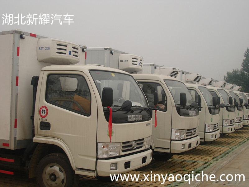 陕西各县市批量采购55台冷藏车